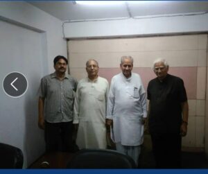 भारतीय धर्मसंध के संपादक अरूण पाण्डेय विश्व हिन्दू परिषद की टीम के साथ