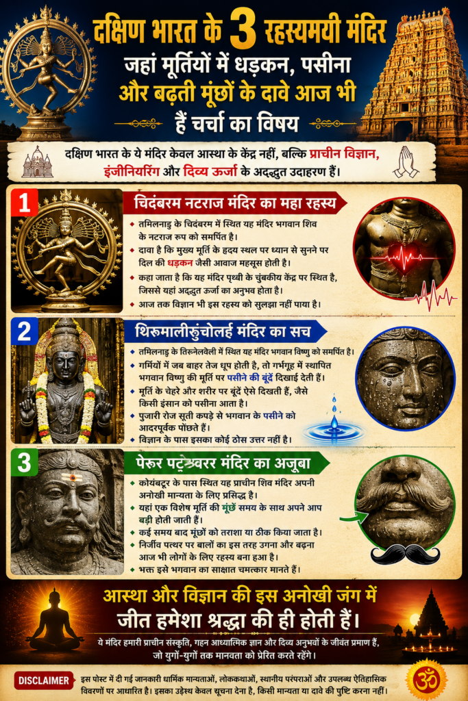 दक्षिण भारत के रहस्यमयी मंदिर