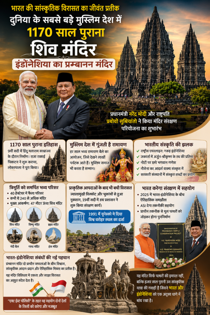 इंडोनेशिया का प्रम्बानन शिव मंदिर