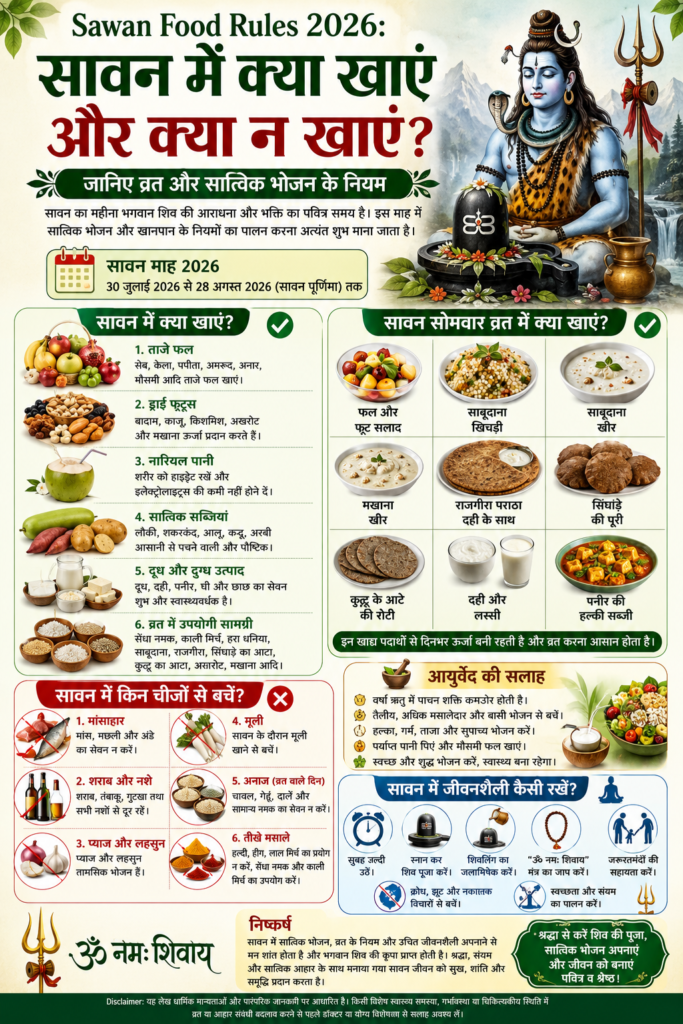 Sawan Food Rules 2026