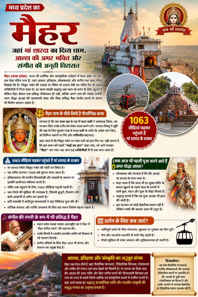 मैहर शारदा मंदिर