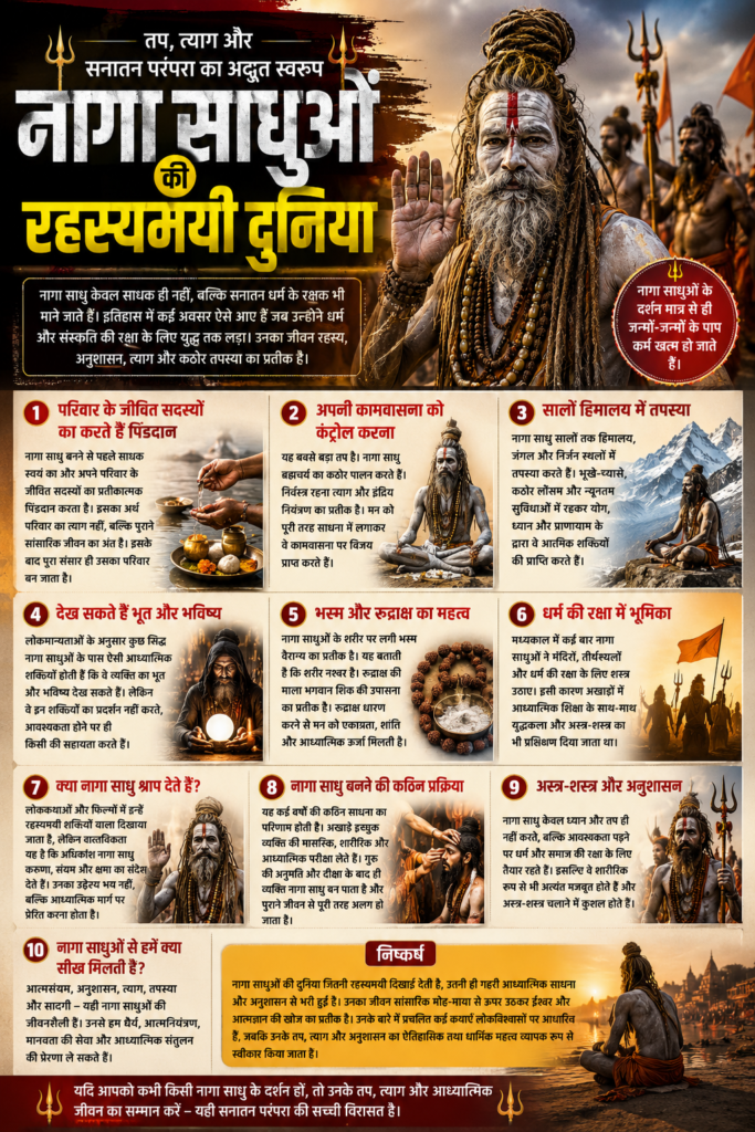 नागा साधुओं की रहस्यमयी दुनिया तप