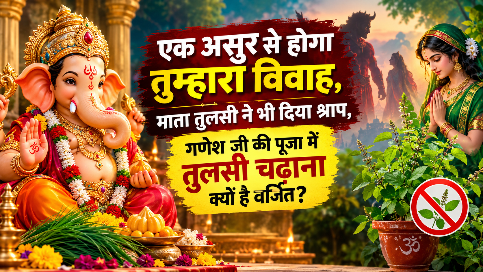 गणेश जी की पूजा में तुलसी चढ़ाना क्यों है वर्जित?